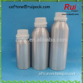 500ml, 1000ml, 1200ml essential oil bottle, silver aluminum perfume bottle, empty round contianer with lid